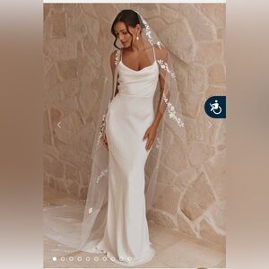 Grace Loves Lace Honey Silk Gown - Small